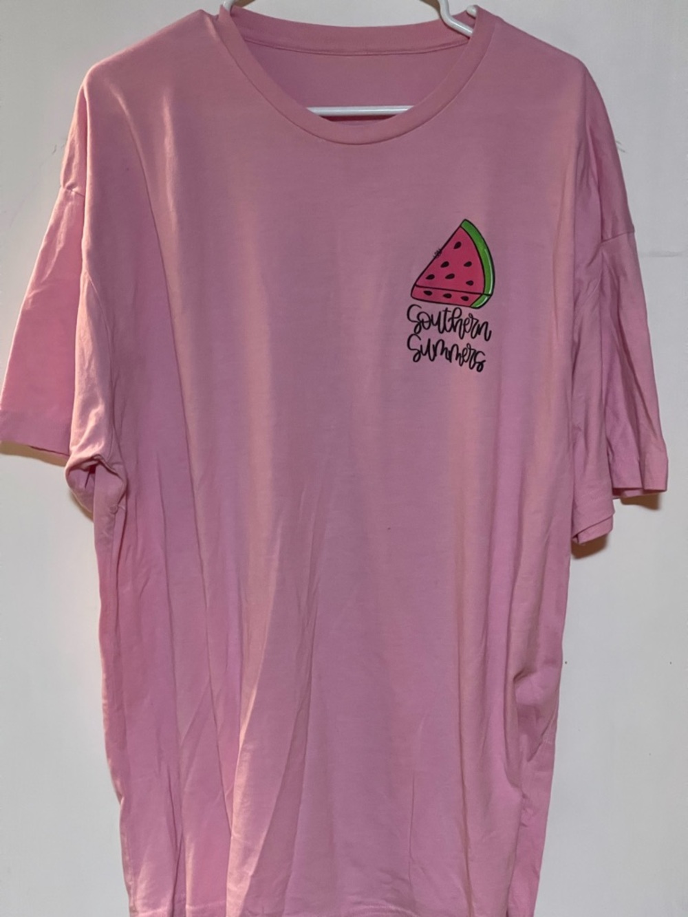 Southern Summers Pink Graphic Short Sleeve Tee